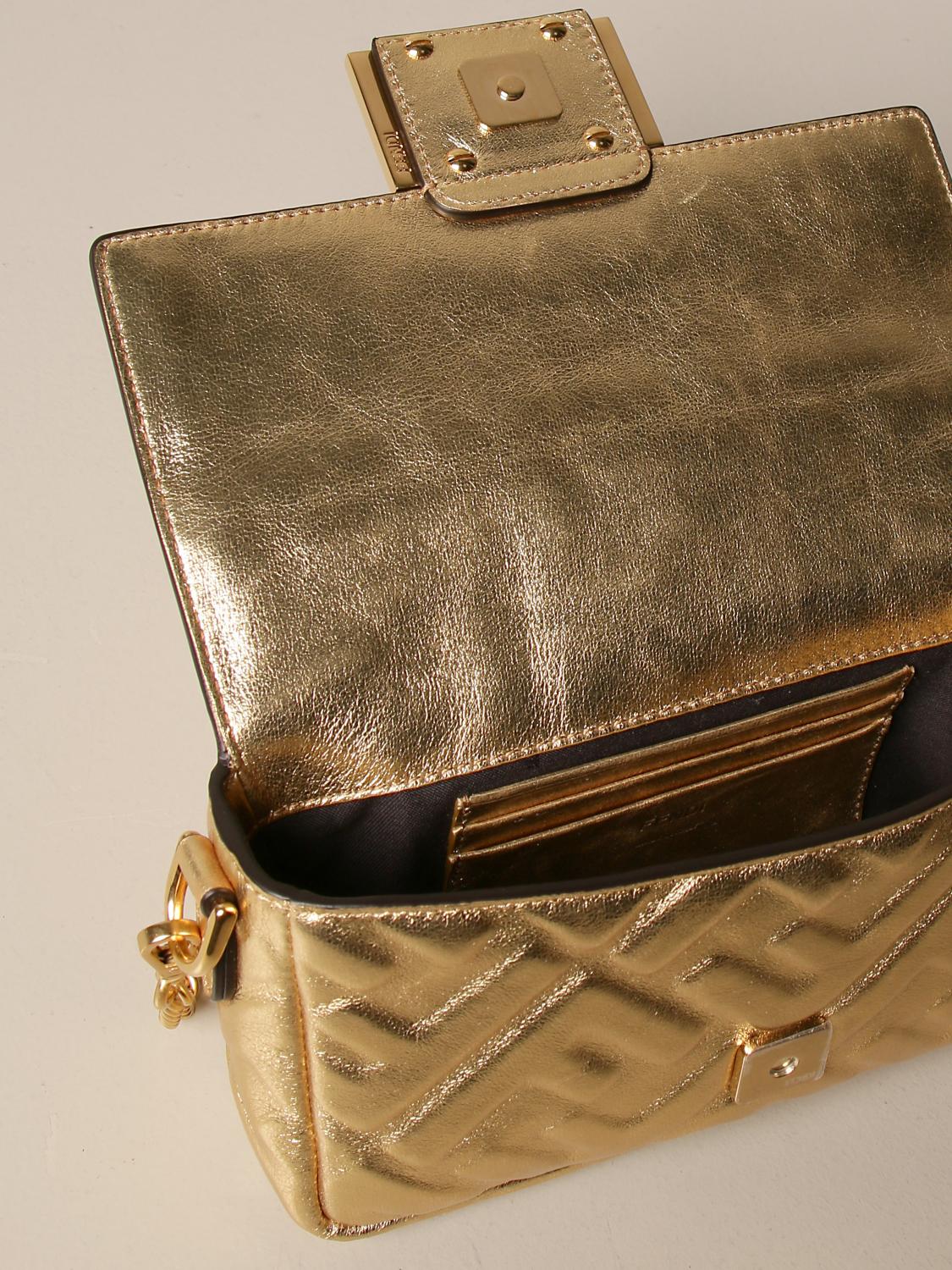 fendi gold purse