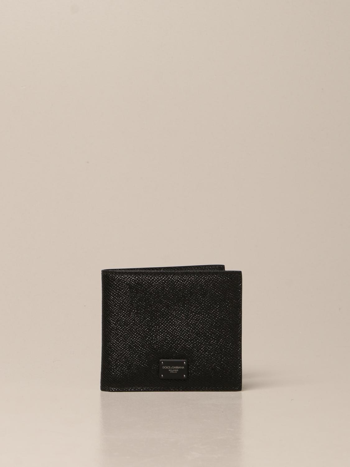 Dolce \u0026 Gabbana Cartera con ranura para tarjeta y ranura para hombre en  piel de avestruz blanca | Balardi
