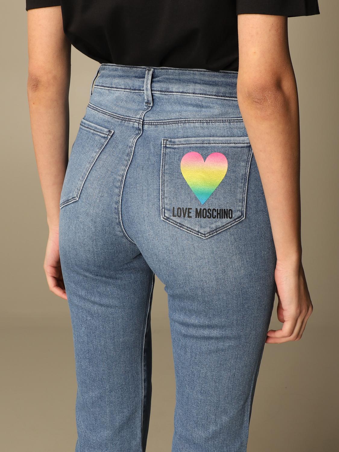 LOVE MOSCHINO Jeans a 5 tasche Jeans Love Moschino Donna Denim