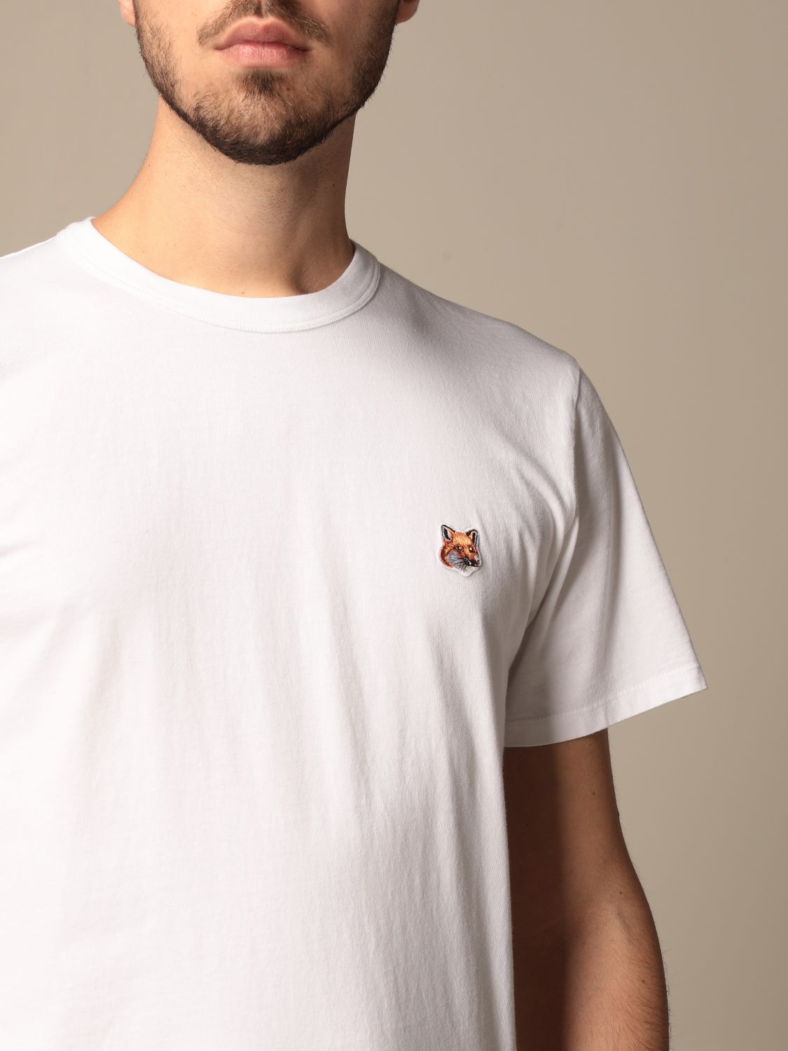 Maison Kitsuné t-shirt in cotton with logo