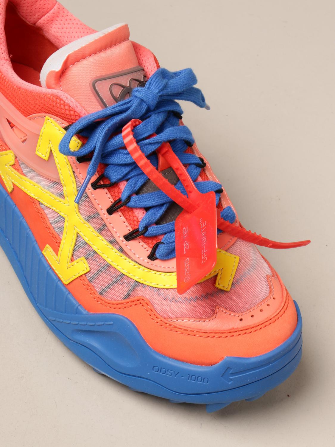 Off white shoes 2024 blue red yellow