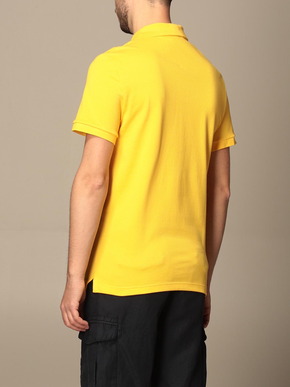 lacoste yellow polo shirt