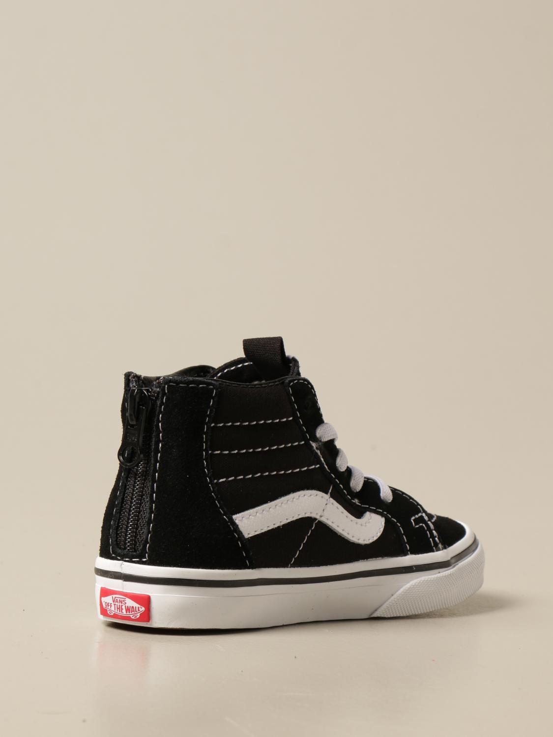 vans sk8 hi canvas black