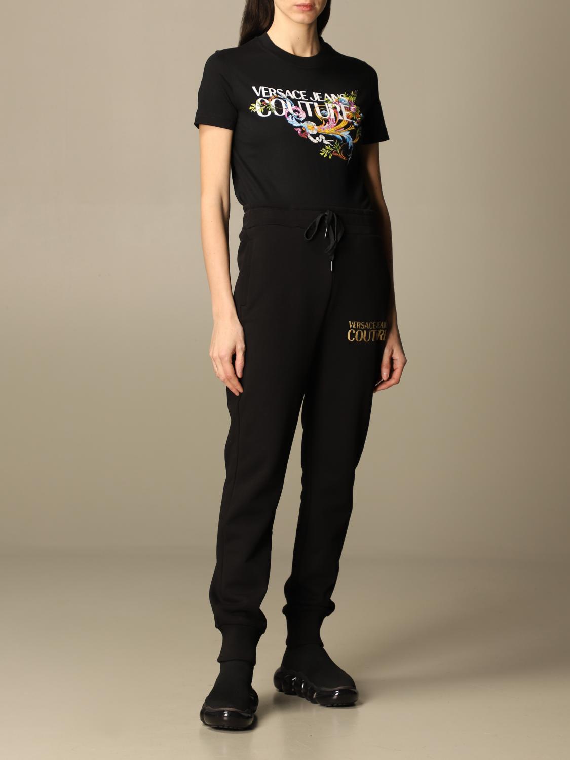 VERSACE - VERSACE JEANS COUTURE ドレス バロックプリント ブラックの