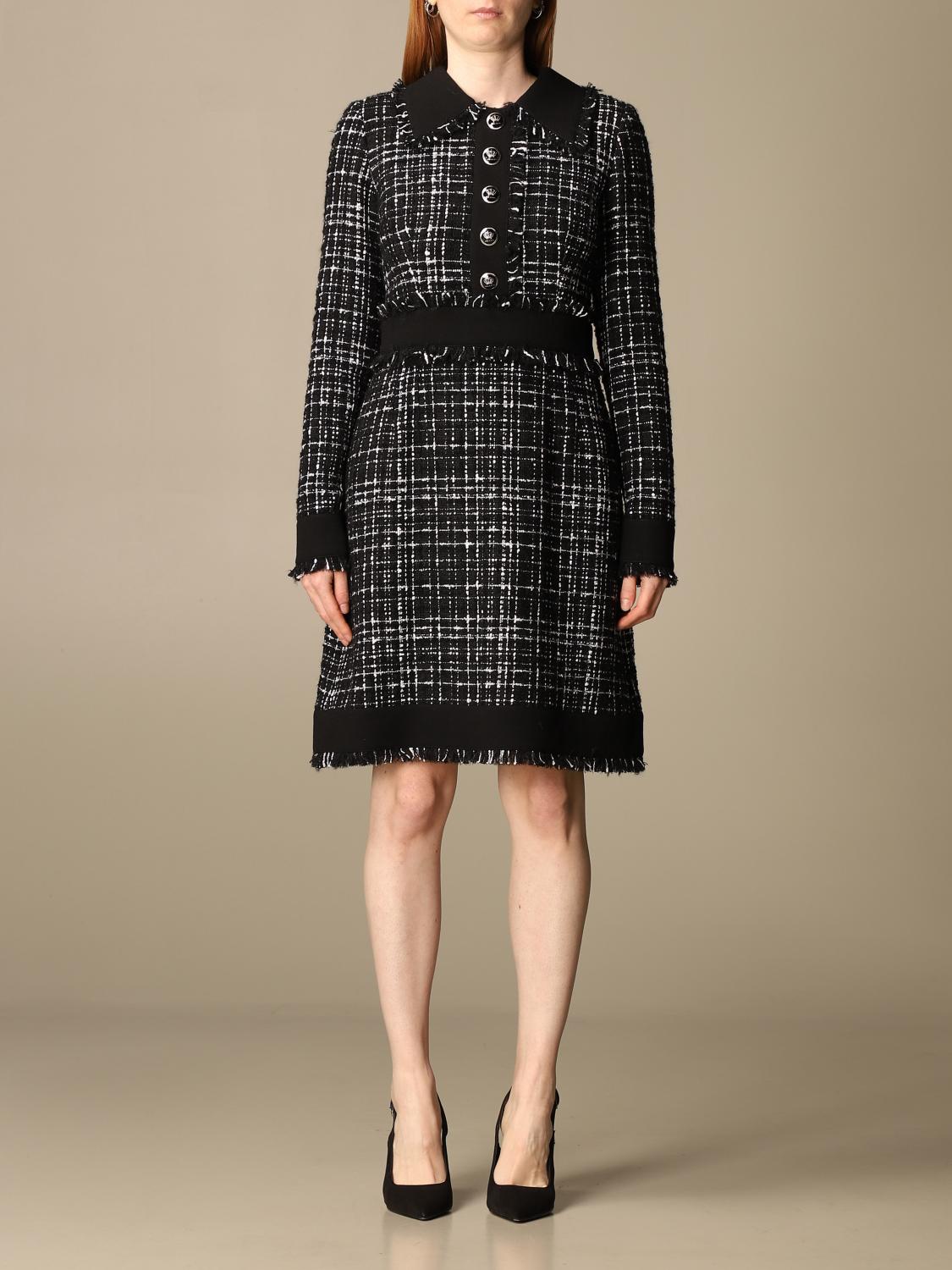 dolce gabbana tweed dress