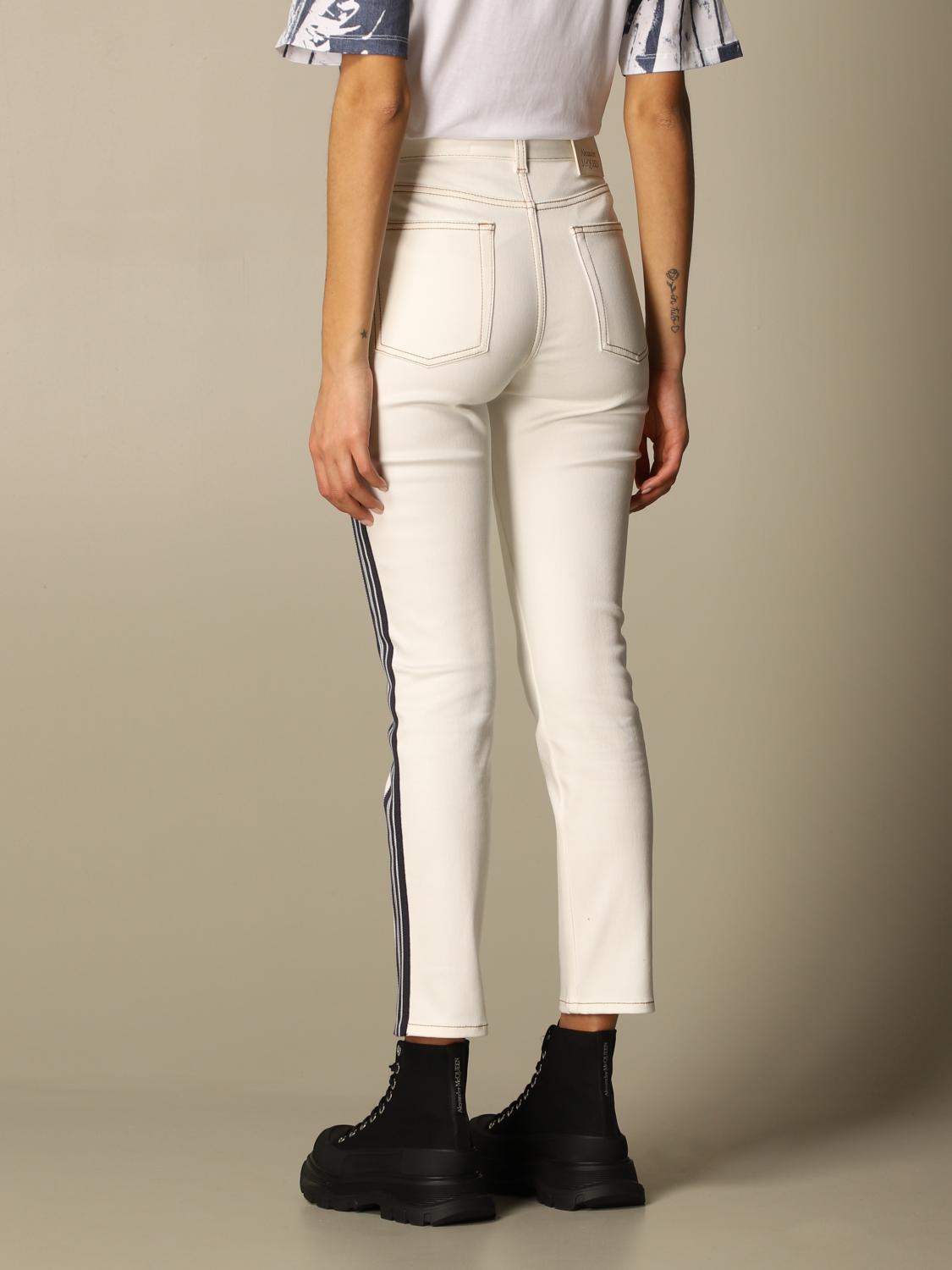 alexander mcqueen women's jeans