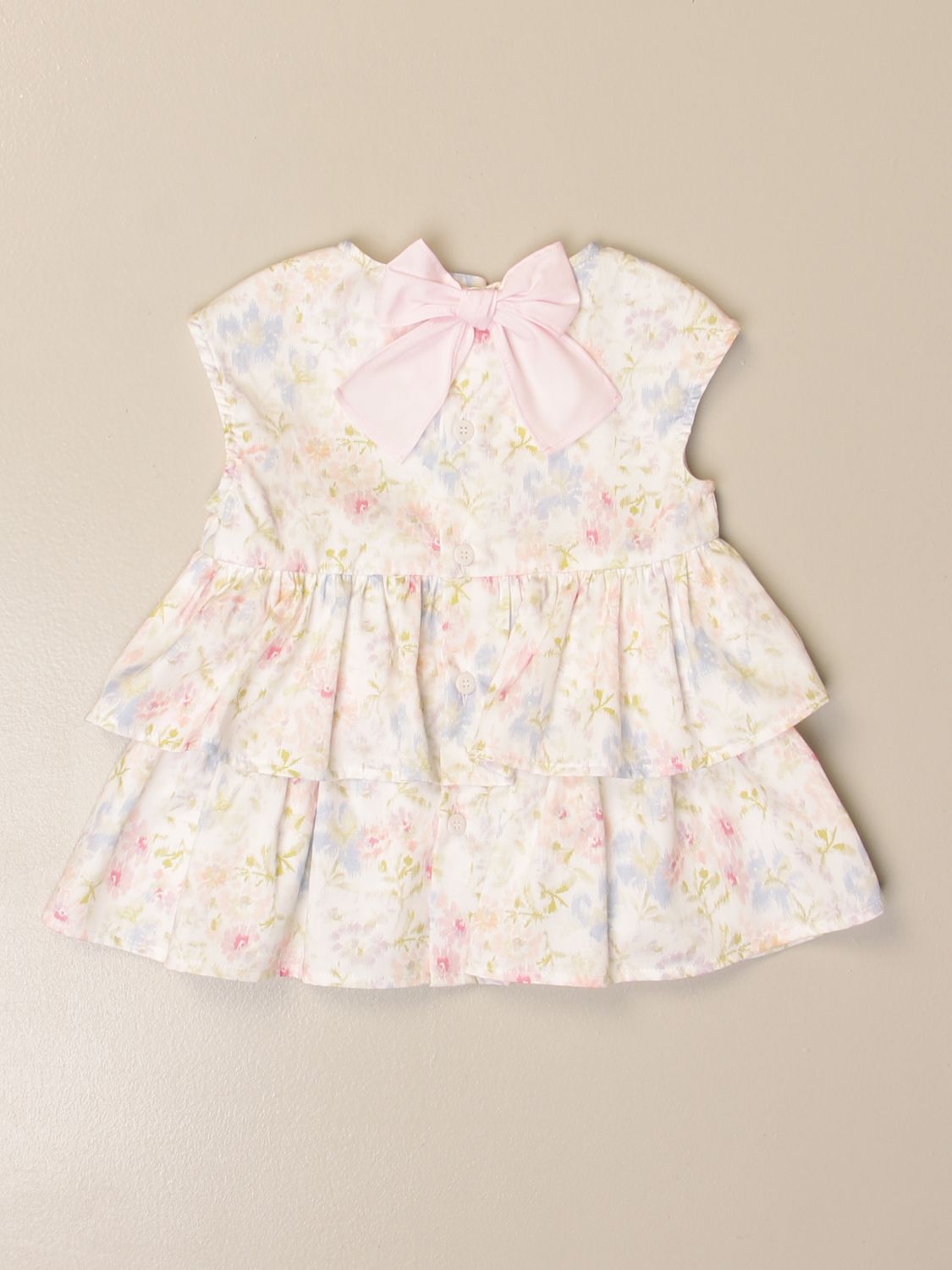 Co-ords Il Gufo: Il Gufo top + shorts patterned set pink 2