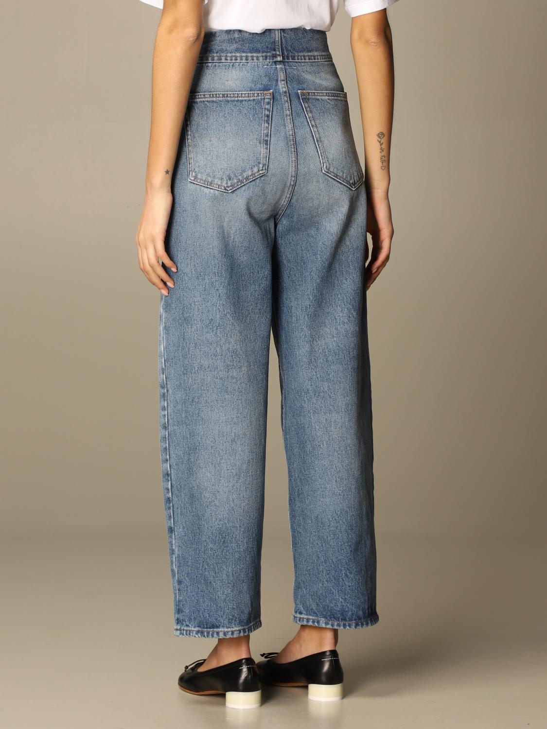 MM6 MAISON MARGIELA: high-waisted jeans 