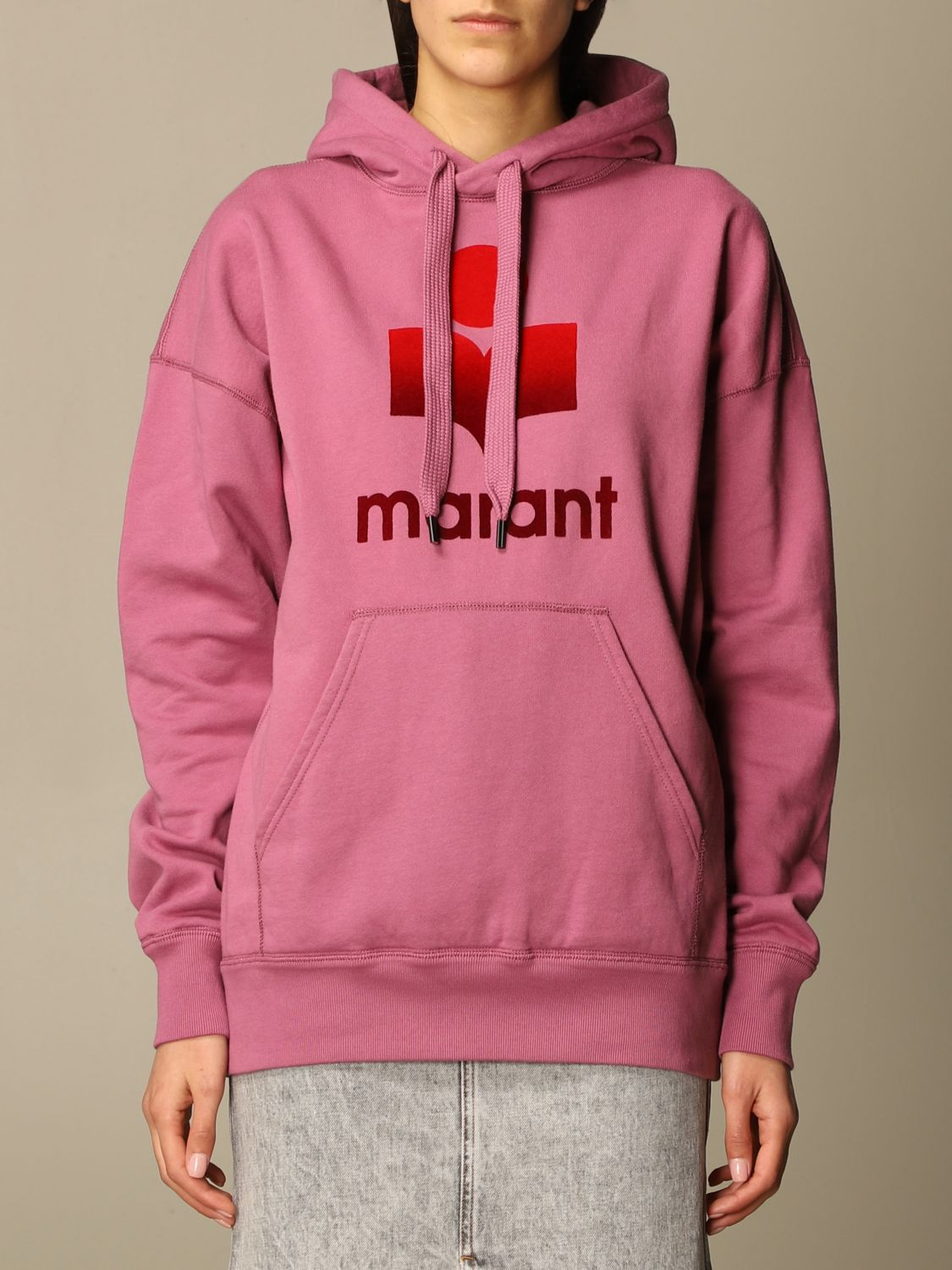 oplukker Forbandet ukrudtsplante ISABEL MARANT ETOILE: hoodie - Pink | Isabel Marant Etoile sweatshirt  SW003121P066E online at GIGLIO.COM