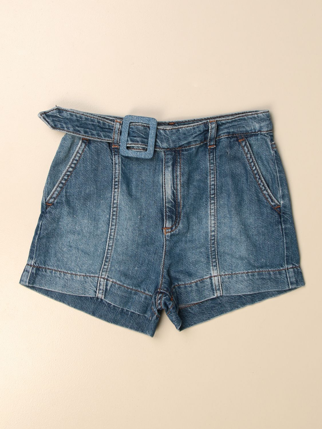 Outlet de Liu Jo: Pantalones cortos niña, Azul Oscuro | Pantalones Cortos Jo GA1151D4539 en línea en GIGLIO.COM