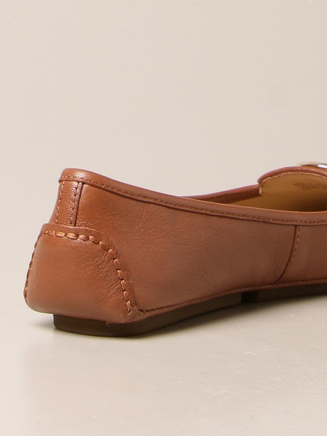 michael kors brown flat shoes