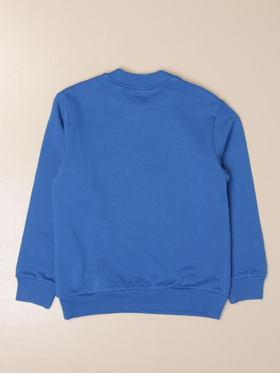 DOLCE & GABBANA: crewneck sweatshirt in cotton with logo - Turquoise | Dolce  & Gabbana sweater L4JW7Y G7YFI online on 