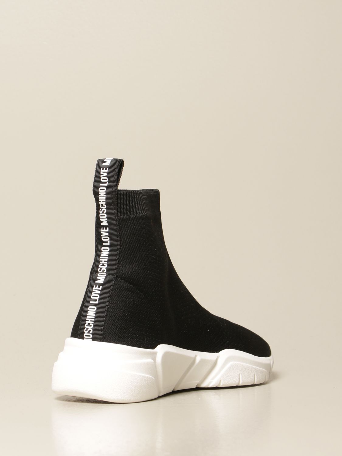 LOVE MOSCHINO: sock sneakers in 