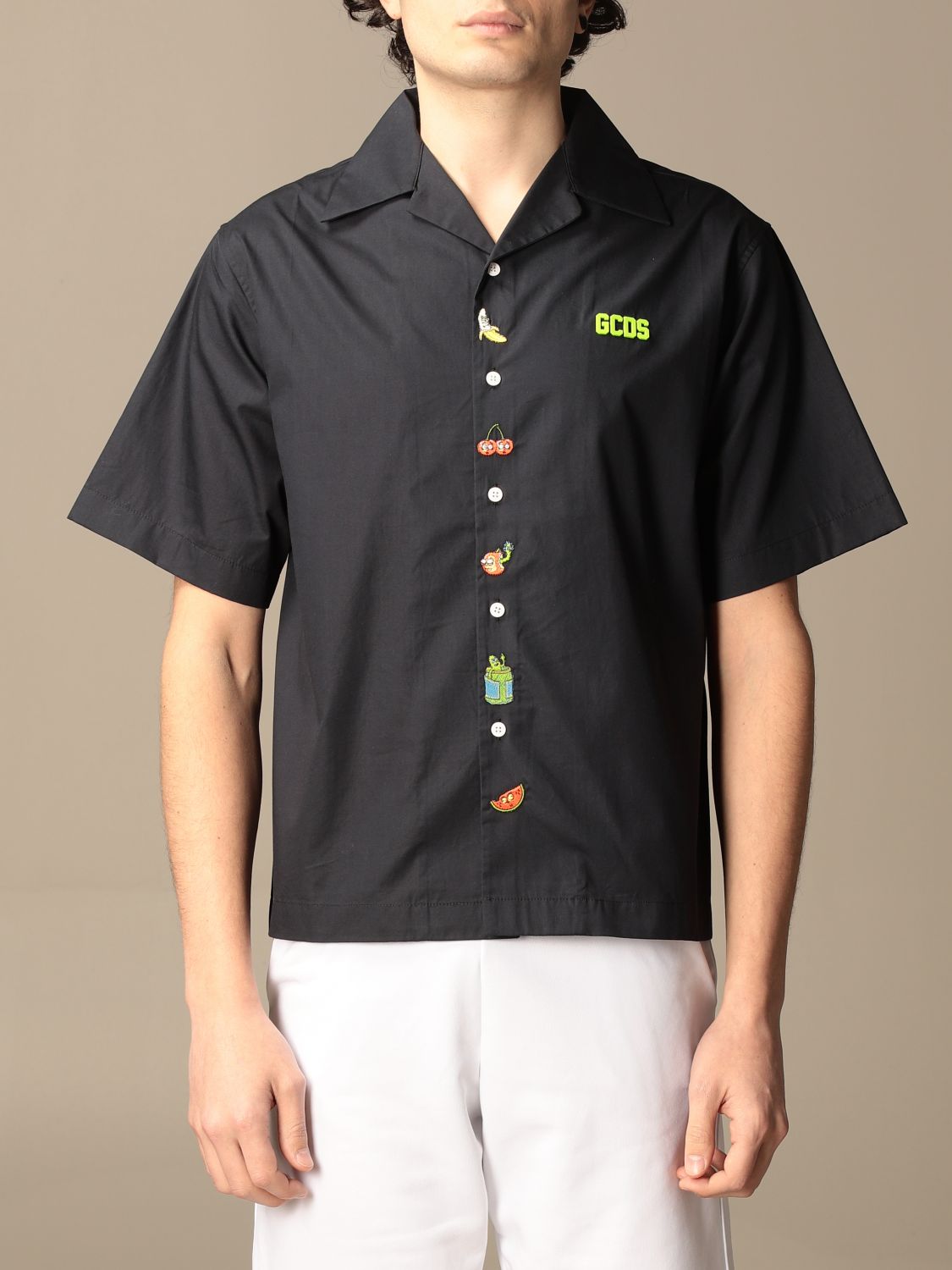 Рубашка Gcds: Рубашка Мужское Gcds черный 1