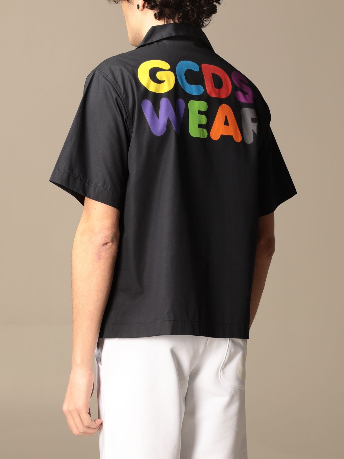 Рубашка Gcds: Рубашка Мужское Gcds черный 2
