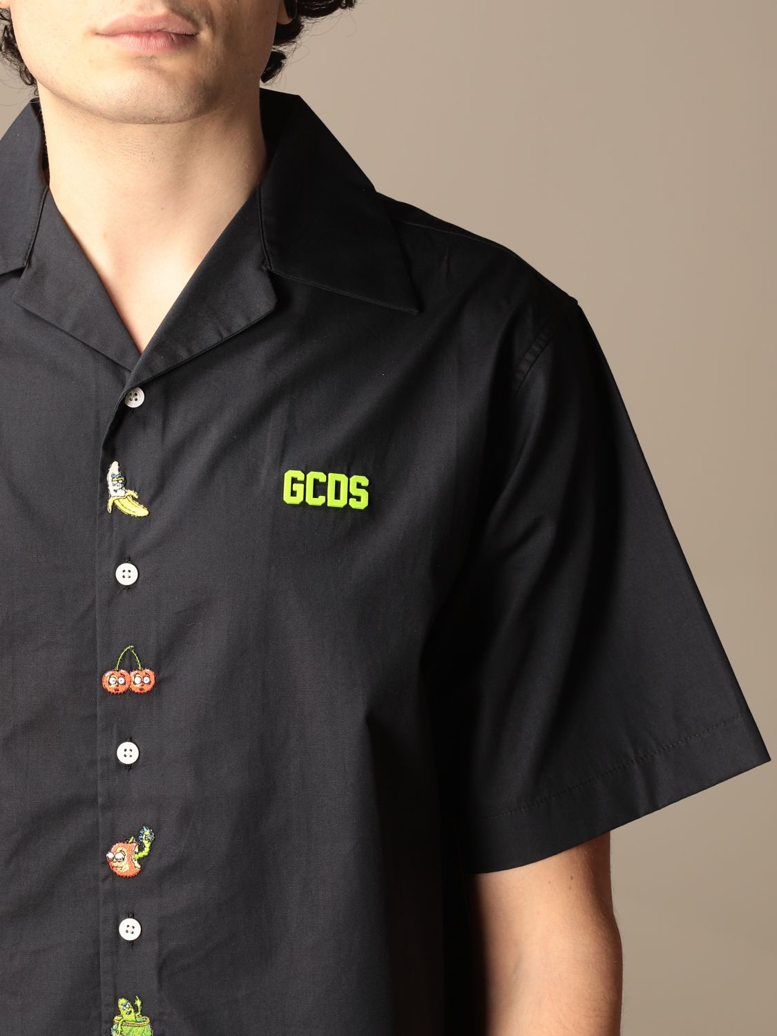 Рубашка Gcds: Рубашка Мужское Gcds черный 4