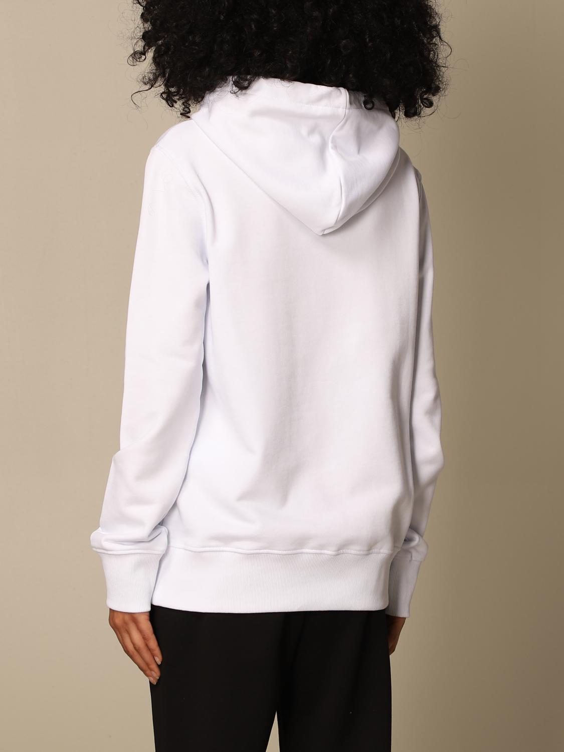 versace jeans couture white sweatshirt