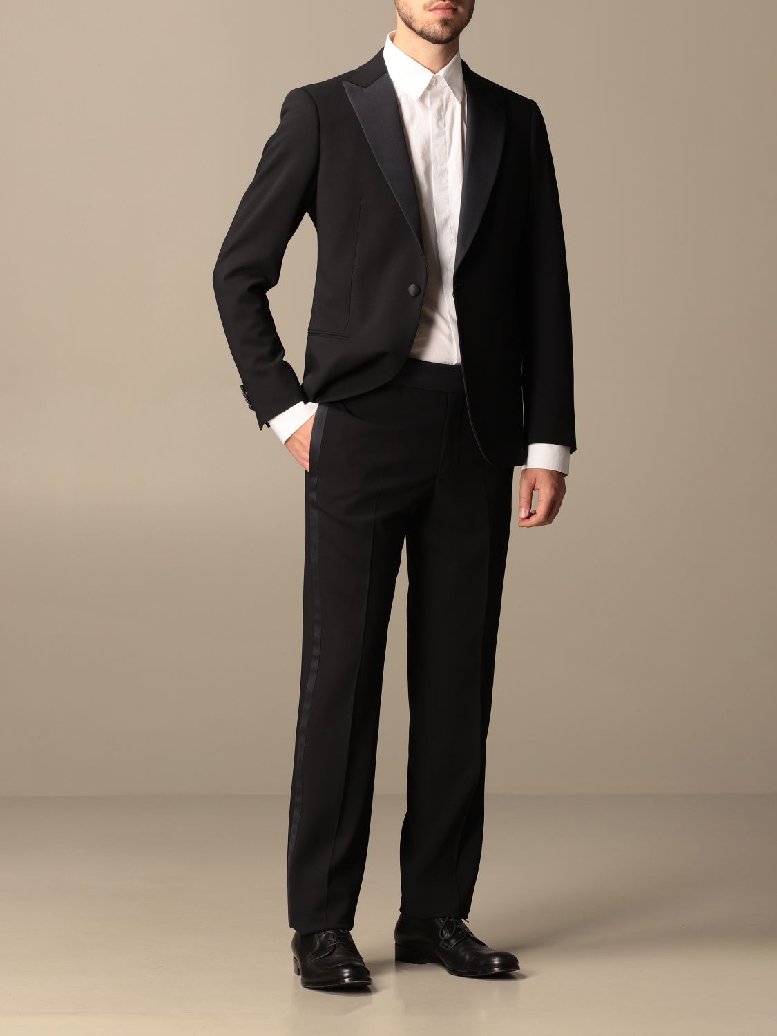 GIORGIO ARMANI: Suit men | Suit Giorgio Armani Men Black | Suit Giorgio ...