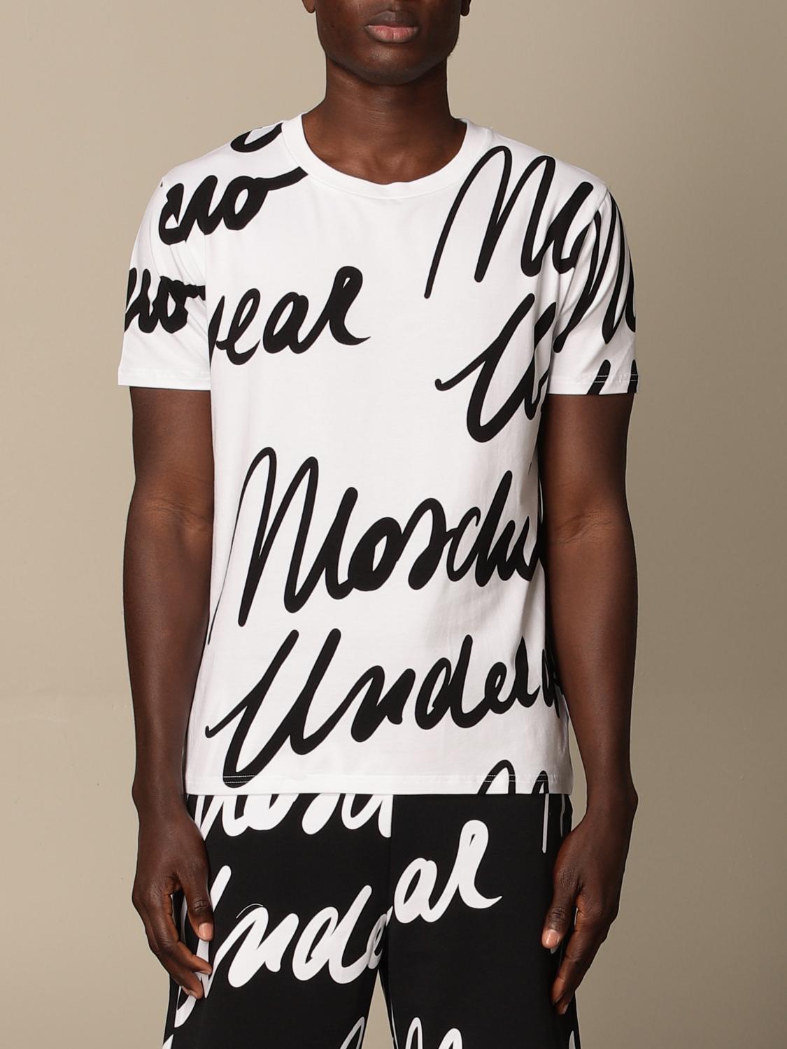 mens white moschino jumper