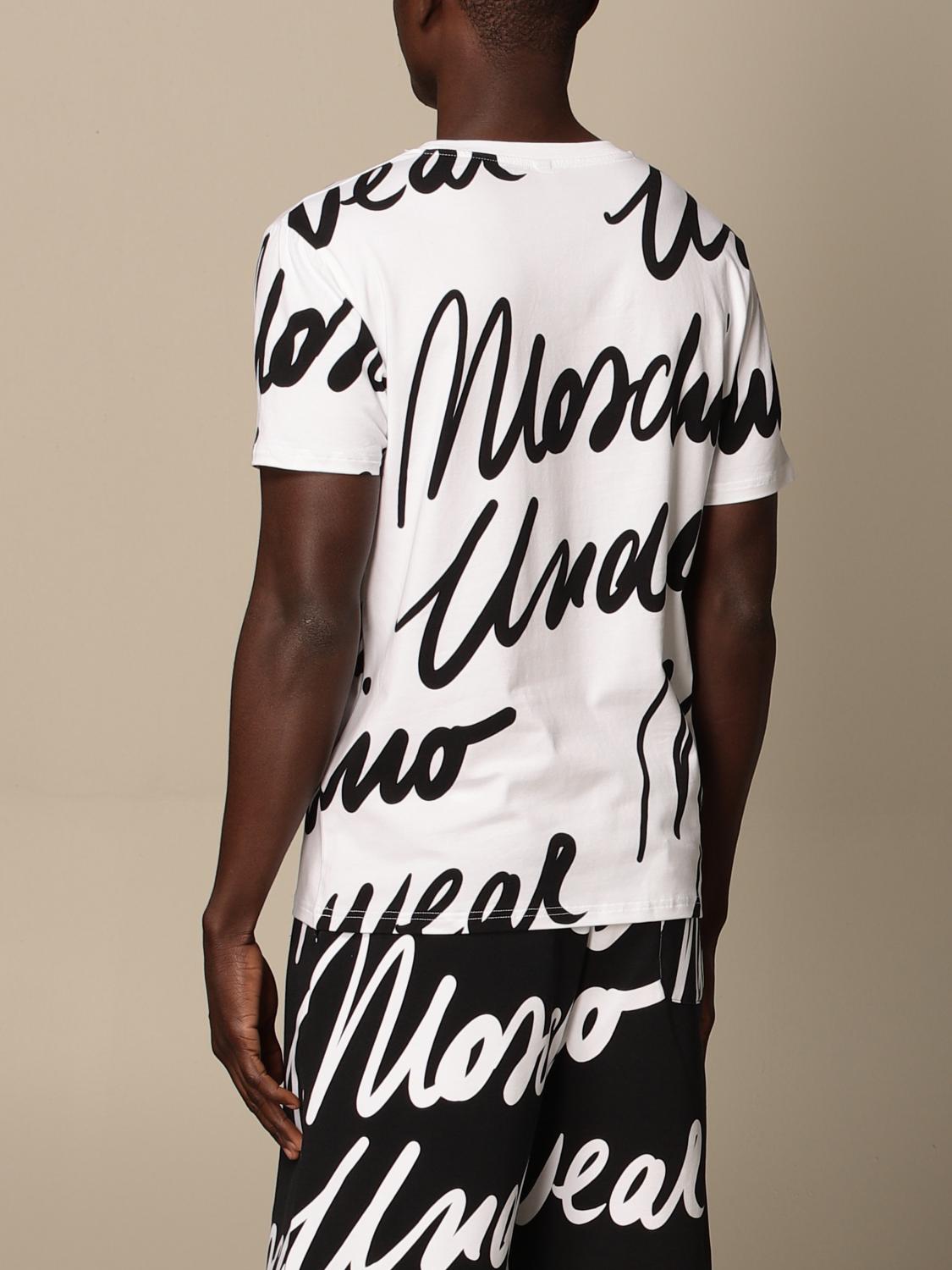 mens white moschino jumper