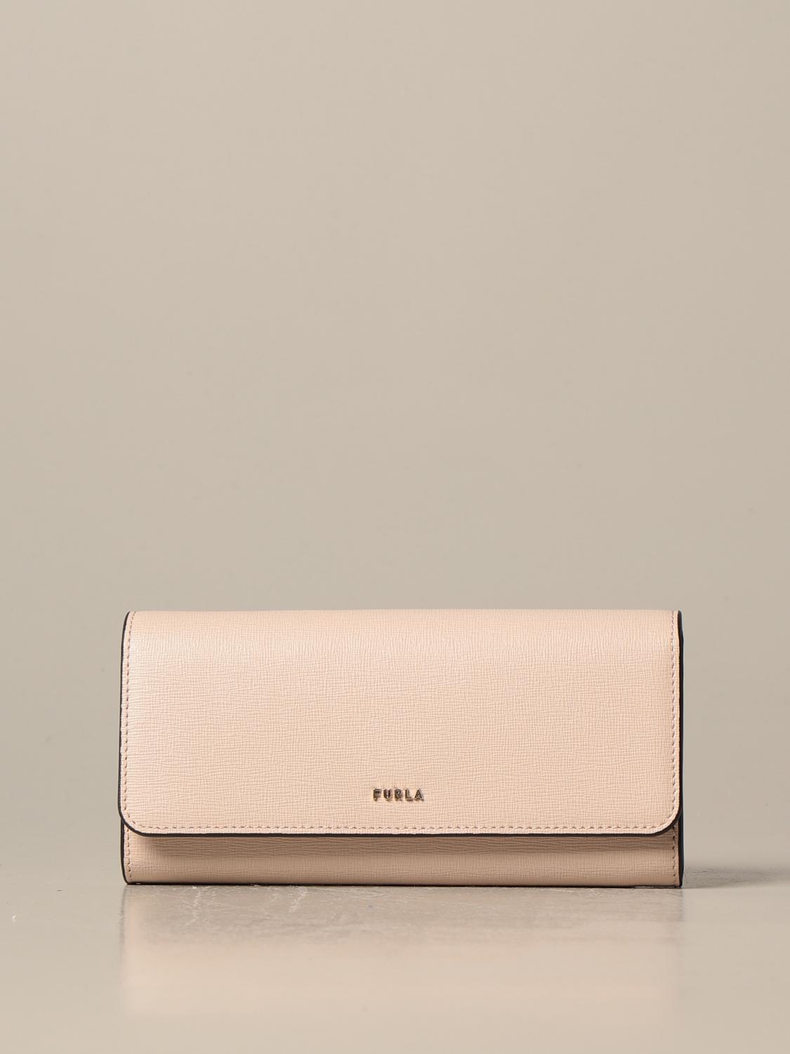 furla pink wallet
