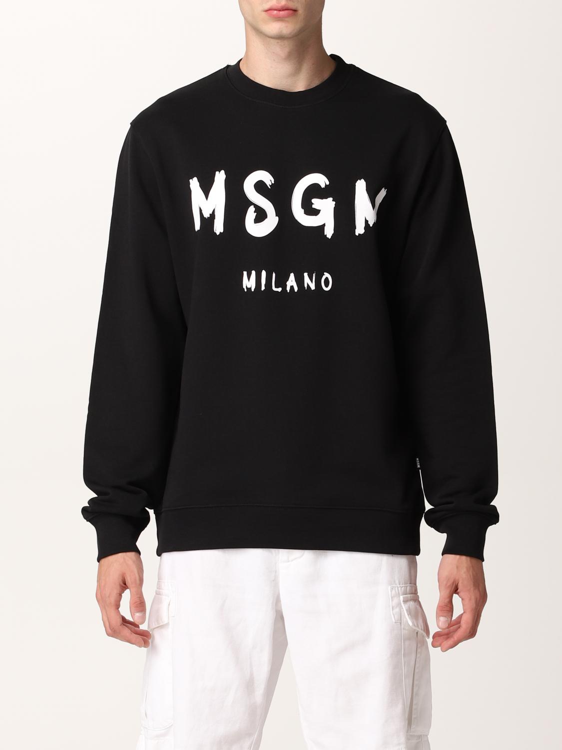 Msgm crewneck sweatshirt with logo