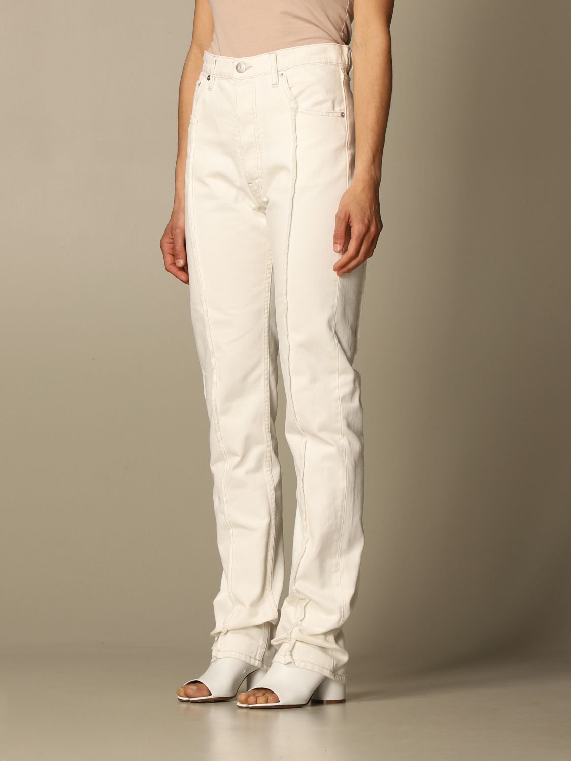 MAISON MARGIELA: jeans for woman - White | Maison Margiela jeans 