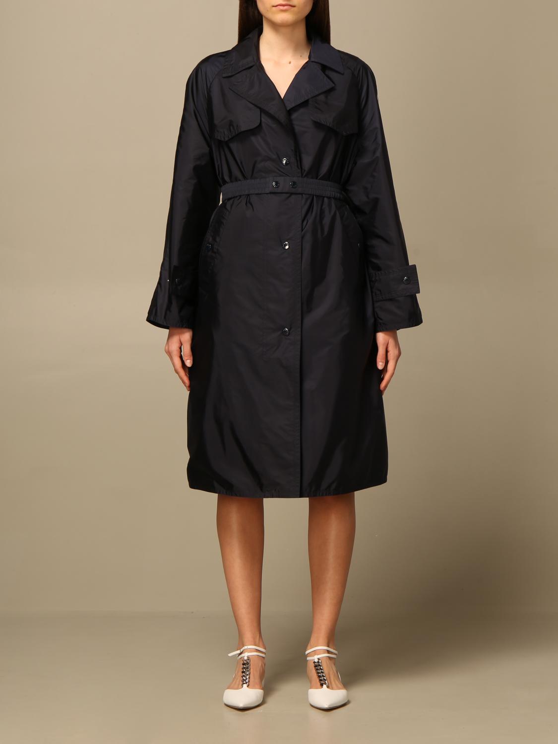 moncler trench coat womens