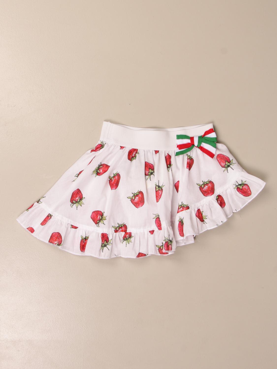 monnalisa strawberry skirt