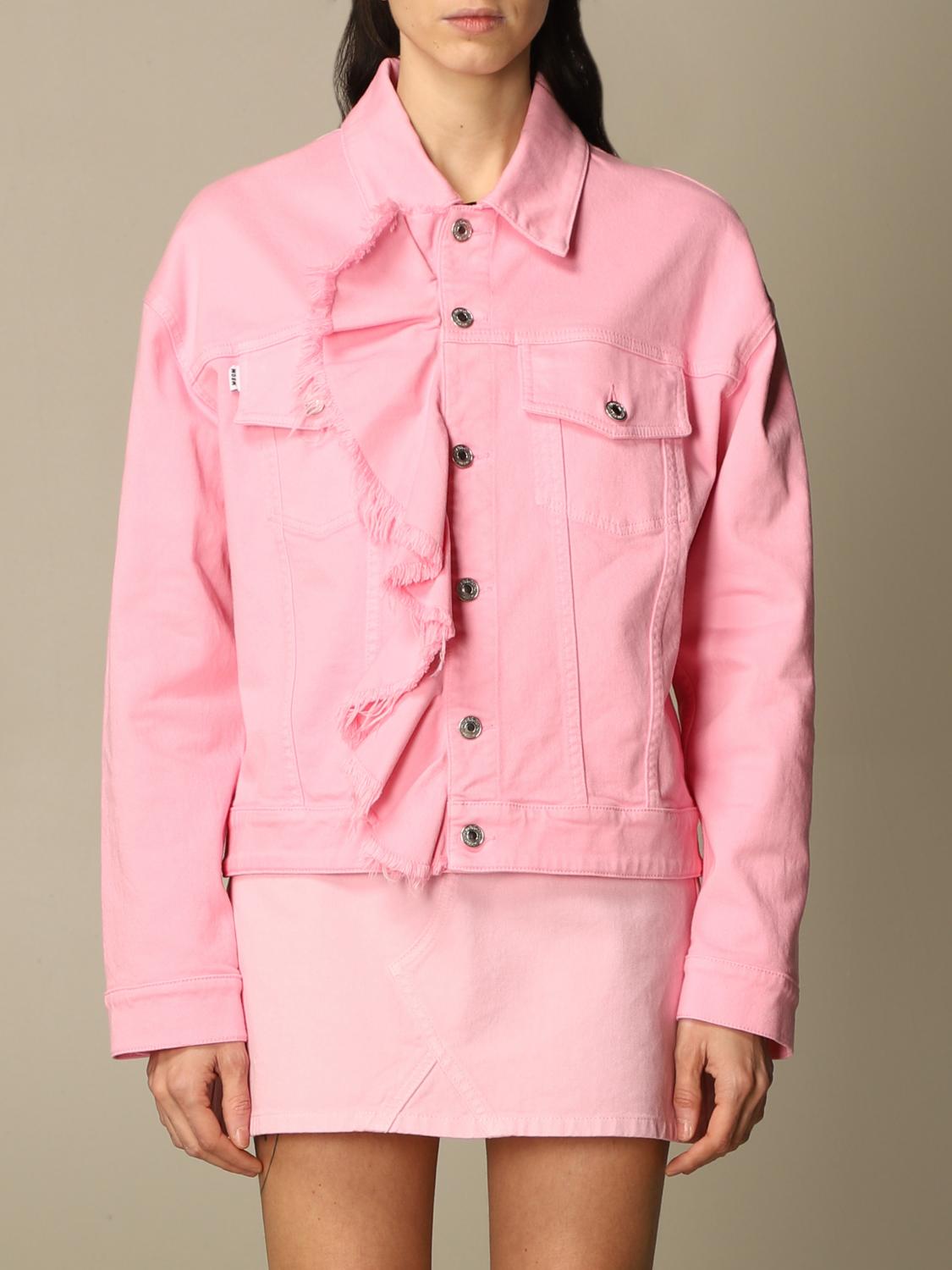 Msgm ジャケット レディース ピンク ジャケット Msgm 3041mdh46t Giglio Com