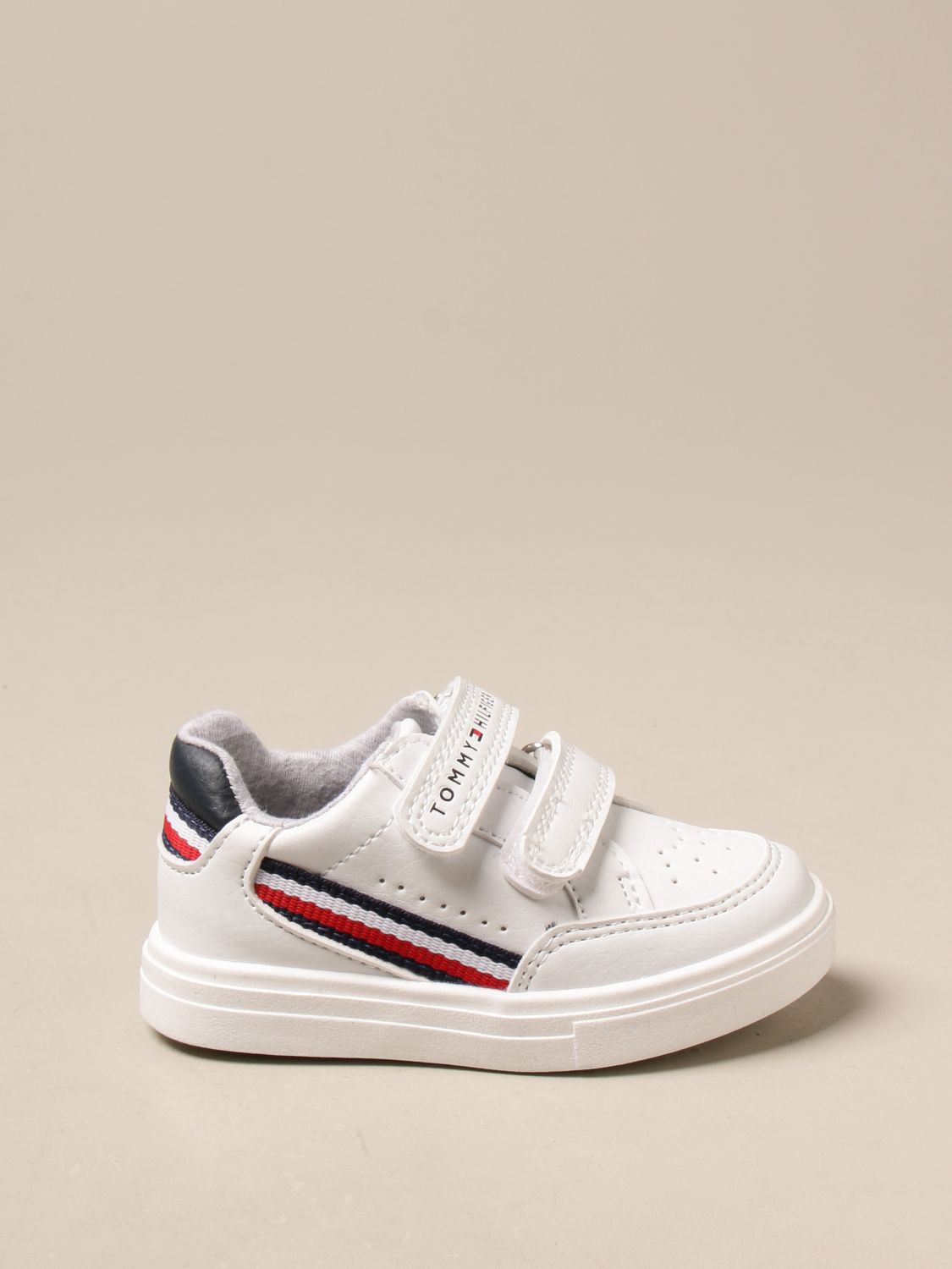 TOMMY HILFIGER: shoes for boys - White | Tommy Hilfiger shoes online at GIGLIO.COM