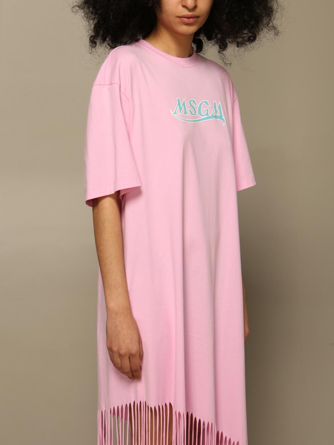 msgm t shirt dress