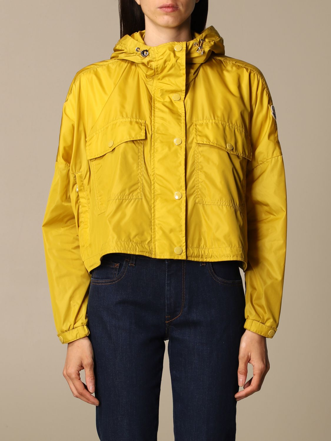 moncler jacket womens yellow