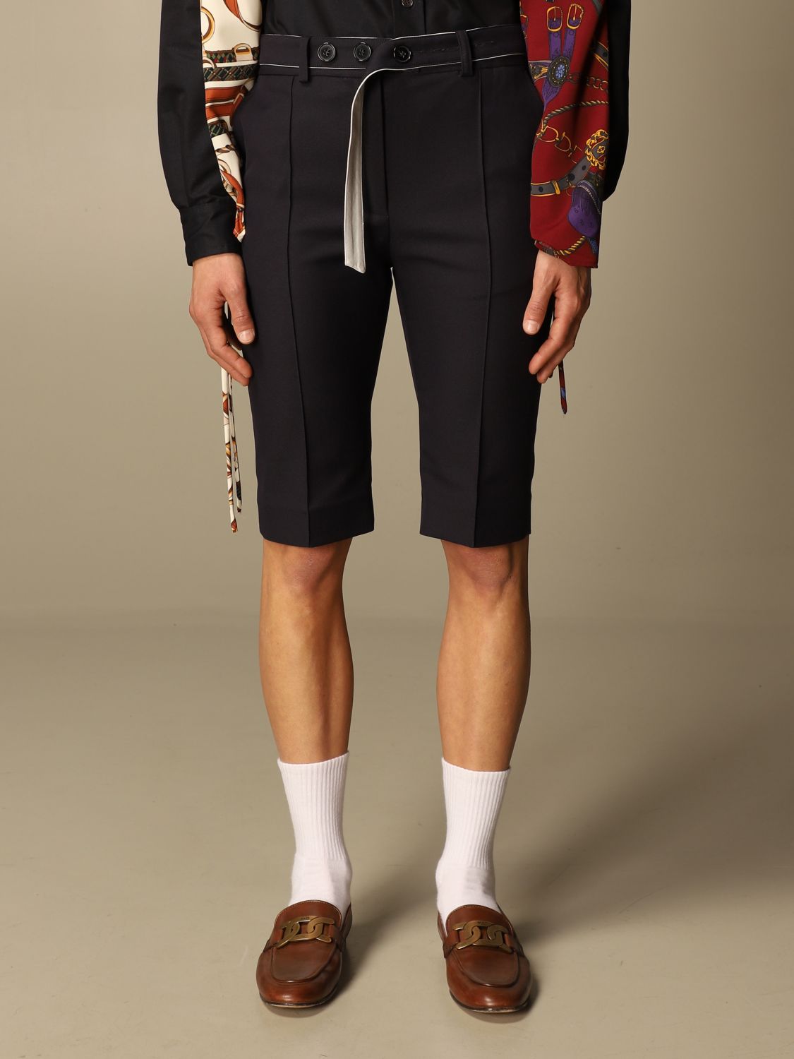 ROKH: trousers for women - Beige | Rokh trousers R1CA56 WM online