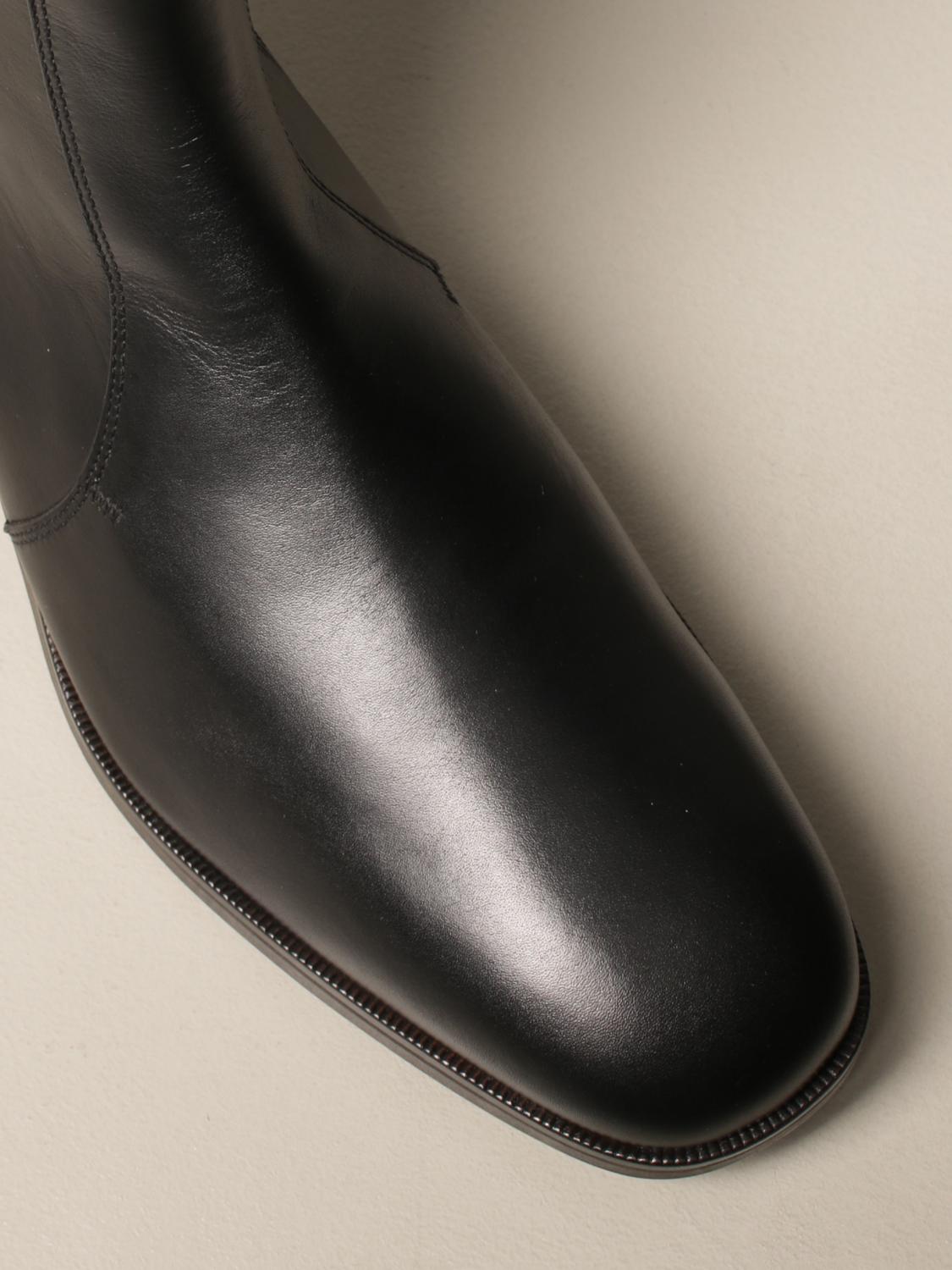 LEMAIRE: boot in real leather - Black | Lemaire boots