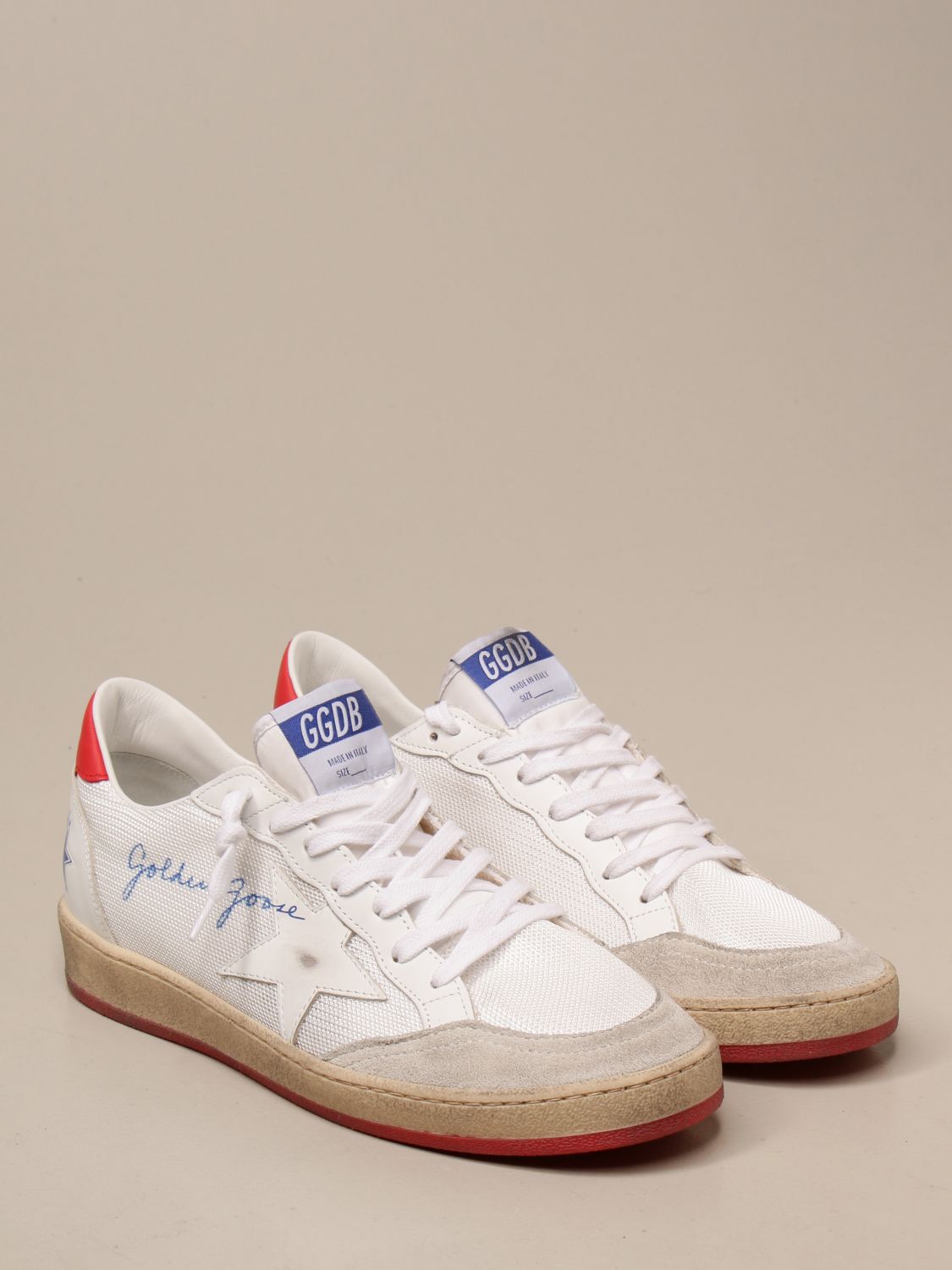 Trainers Golden Goose: Ball Star Golden Goose trainers in mesh red 2