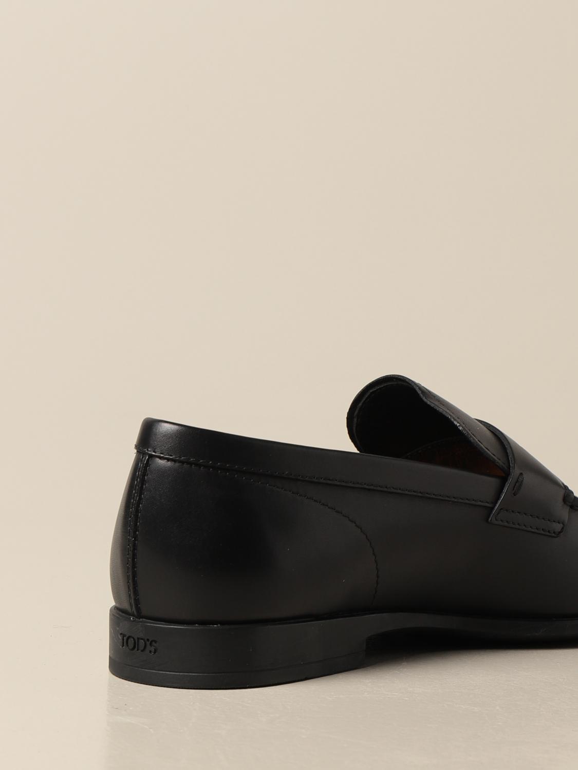 black loafers rubber sole