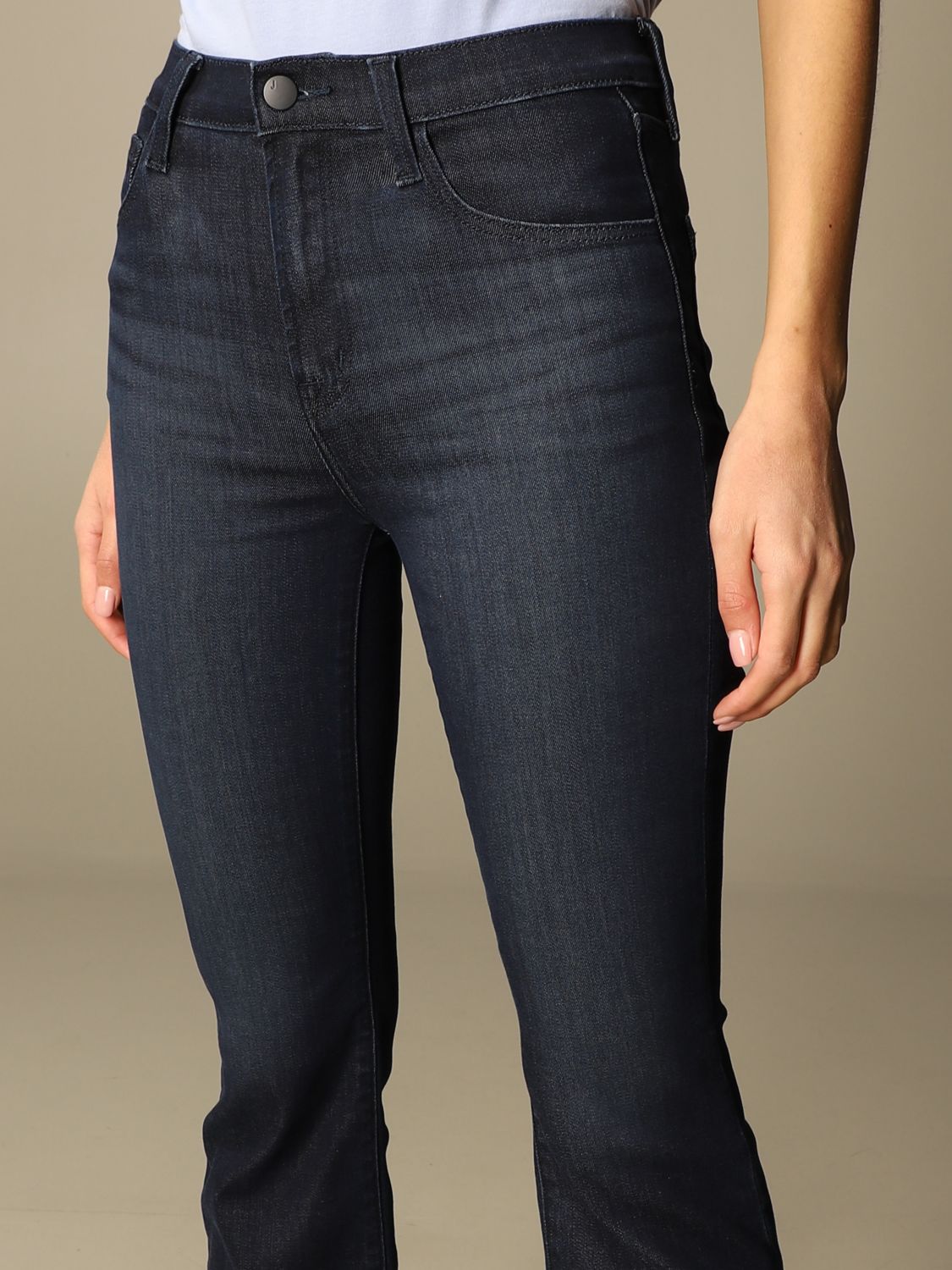 Jeans J Brand: J Brand high-waisted cropped jeans blue 3