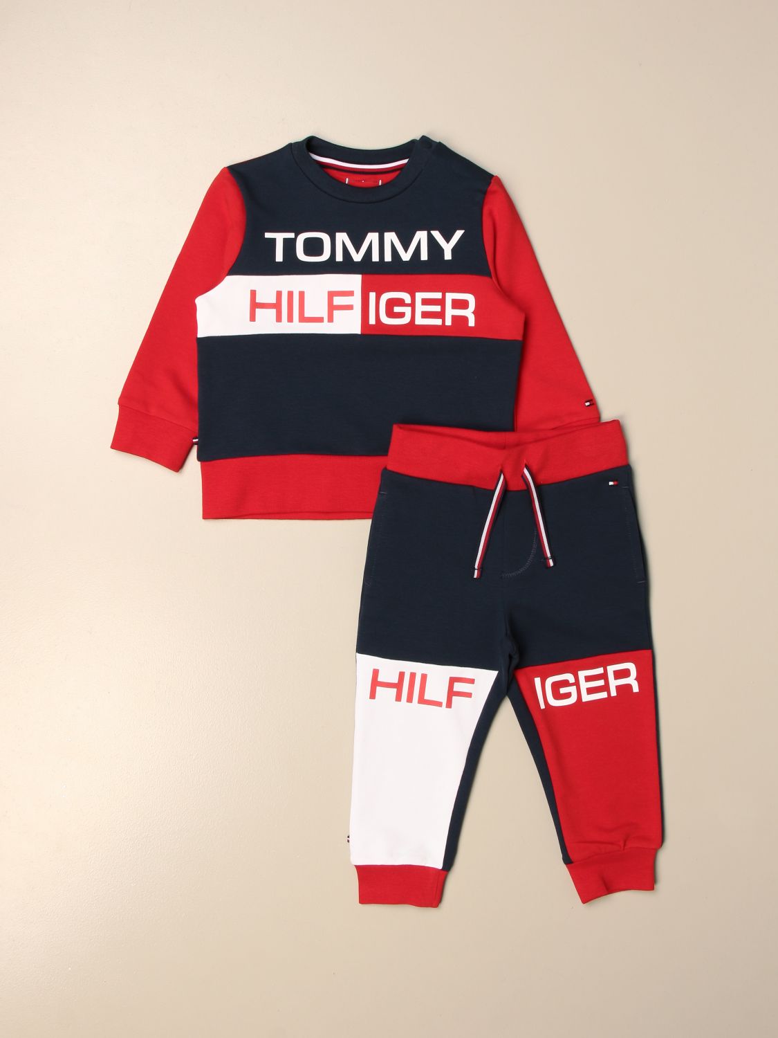 Tracksuit Tommy Hilfiger Kids Navy 