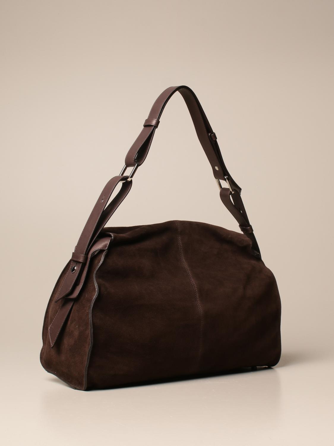 Borsa Zaino Donna In Pelle Scamosciata – Artigianale Made In Italy, 32x38x17 Cm, Unisex