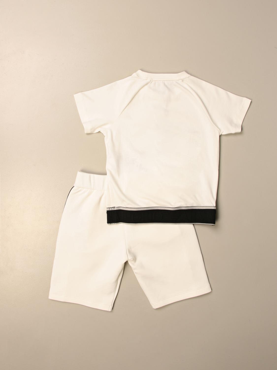 ea7 shorts and t shirt set