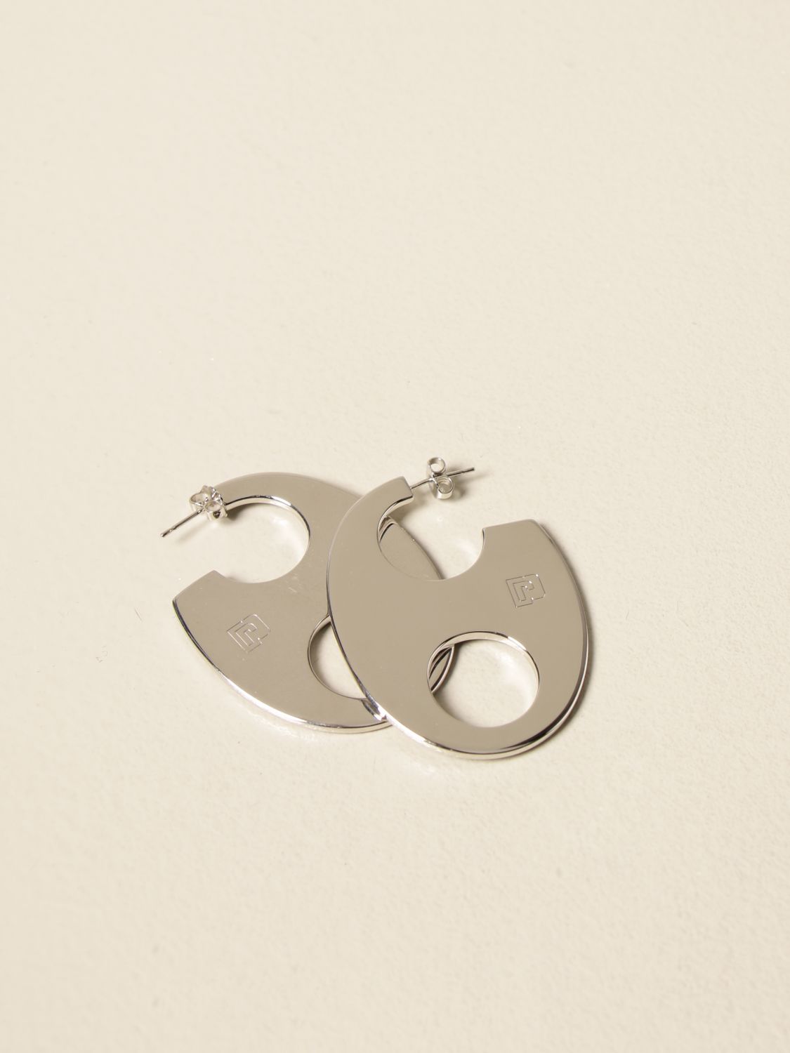 Jewel Paco Rabanne: Paco Rabanne earrings in brass silver 2