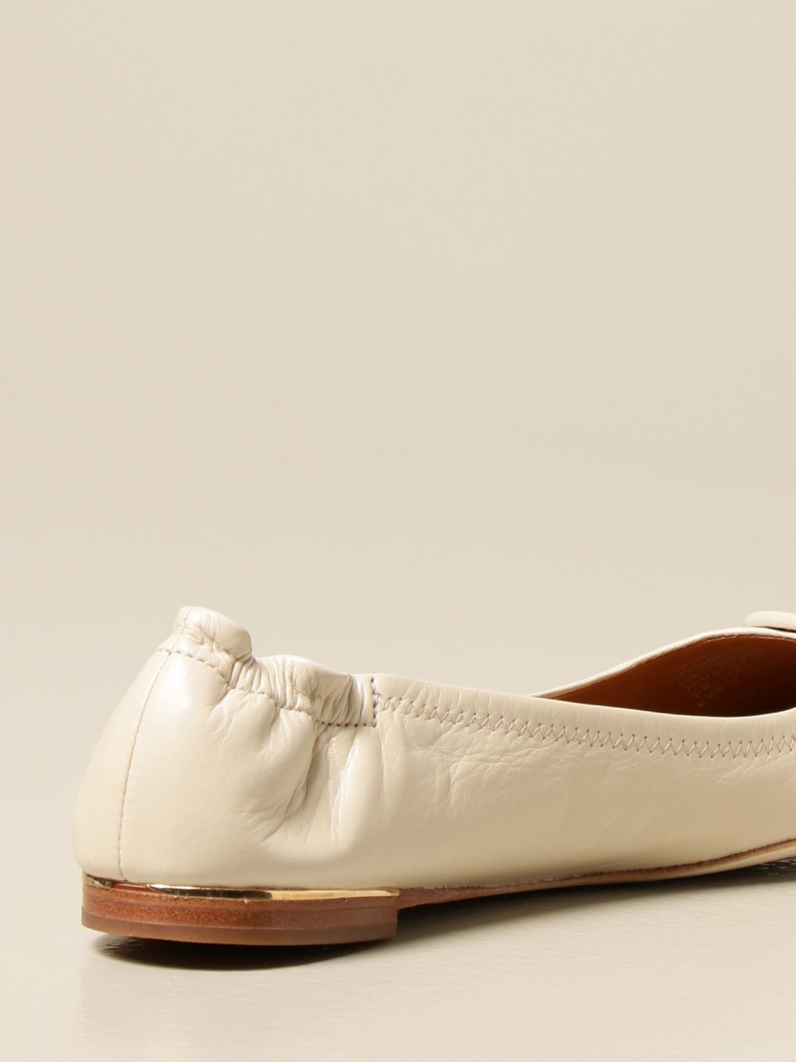 tory burch ivory flats