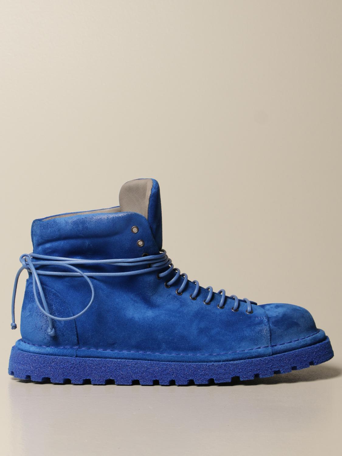 bottines homme bleues