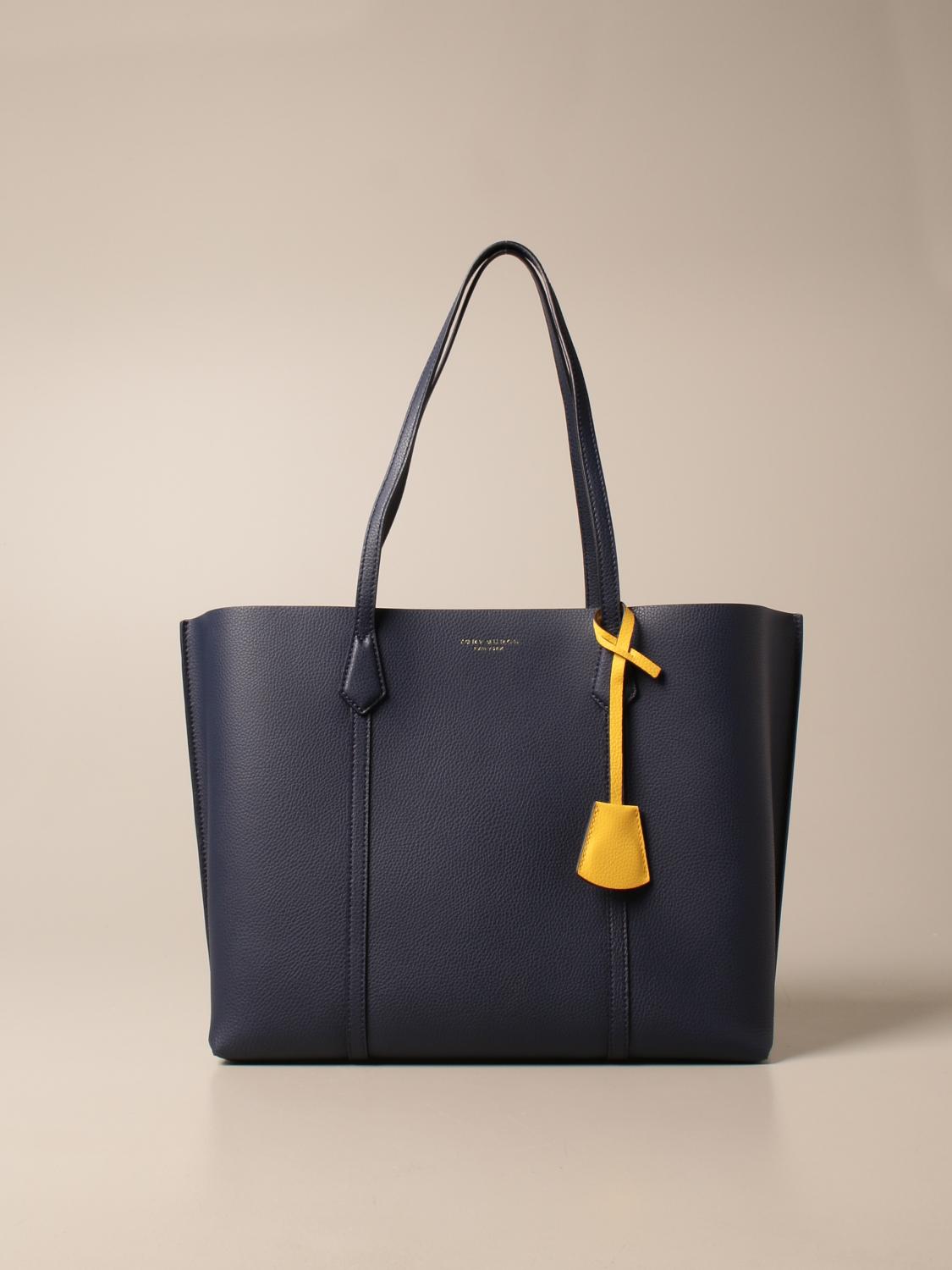 tory burch navy tote bag