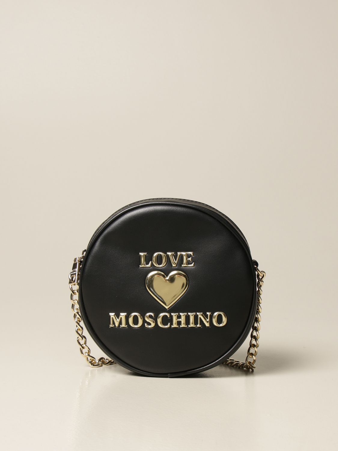 LOVE MOSCHINO: crossbody bag in synthetic leather with logo | Mini Bag ...