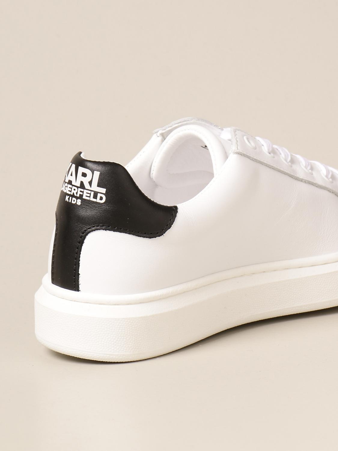 KARL LAGERFELD KIDS shoes for boys White Karl Lagerfeld Kids shoes