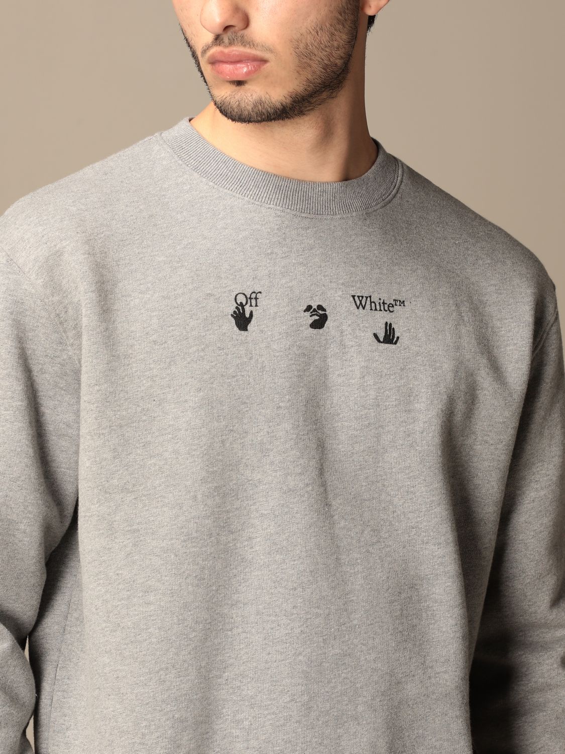 loose-fitting sweatshirt BENJAMIN OFF-WHITE // ba&sh US