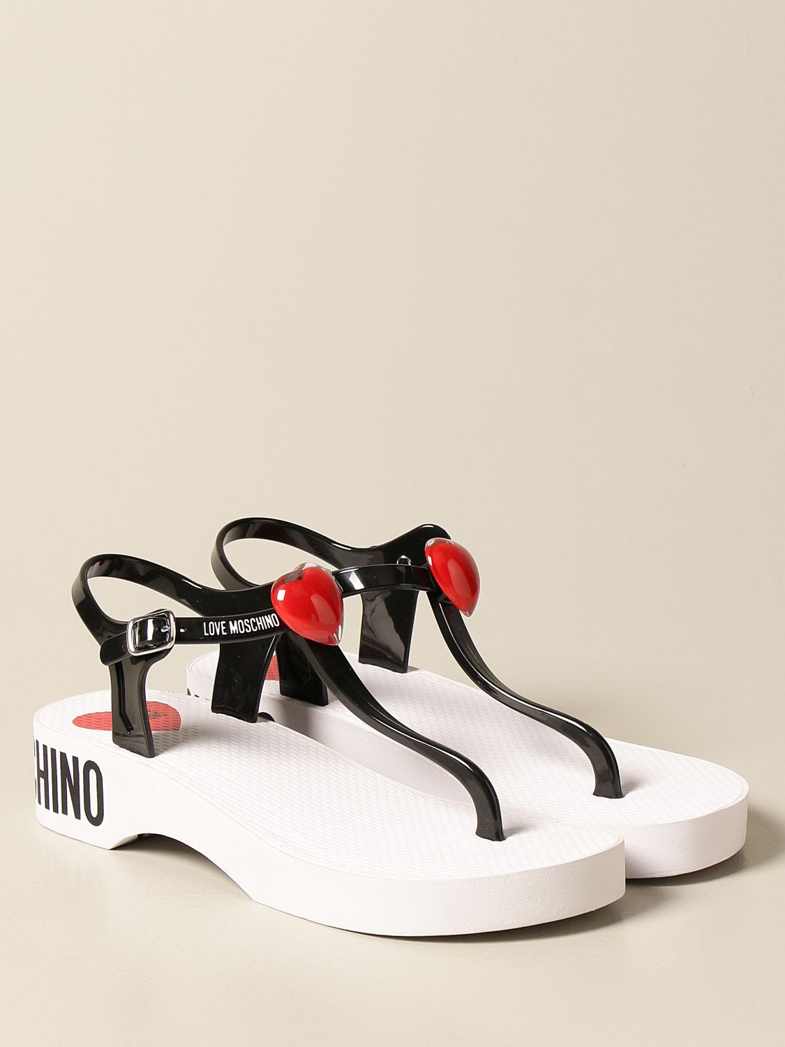 Flat Sandals Love Moschino Women 