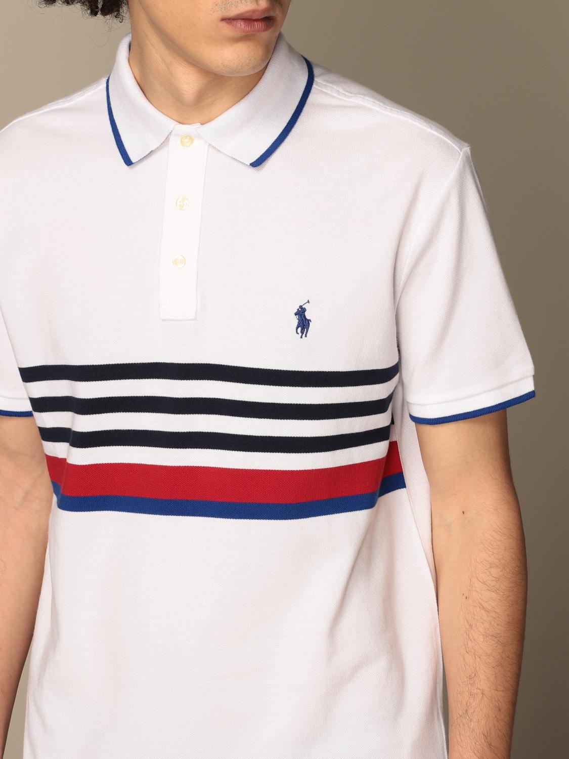 slim cotton polo shirt